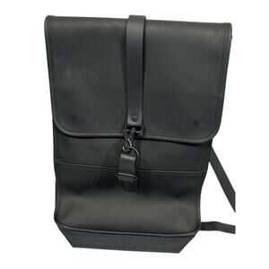 Rains Unsex Black  Backpack Mini
